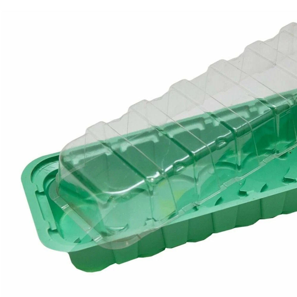 Мини-теплица для рассады 14 ячеек 41 мм 36х12,5х5,5 см