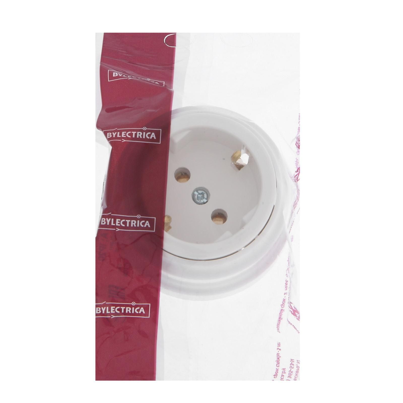 Розетка штепсельная Ретро с/з открытой установки