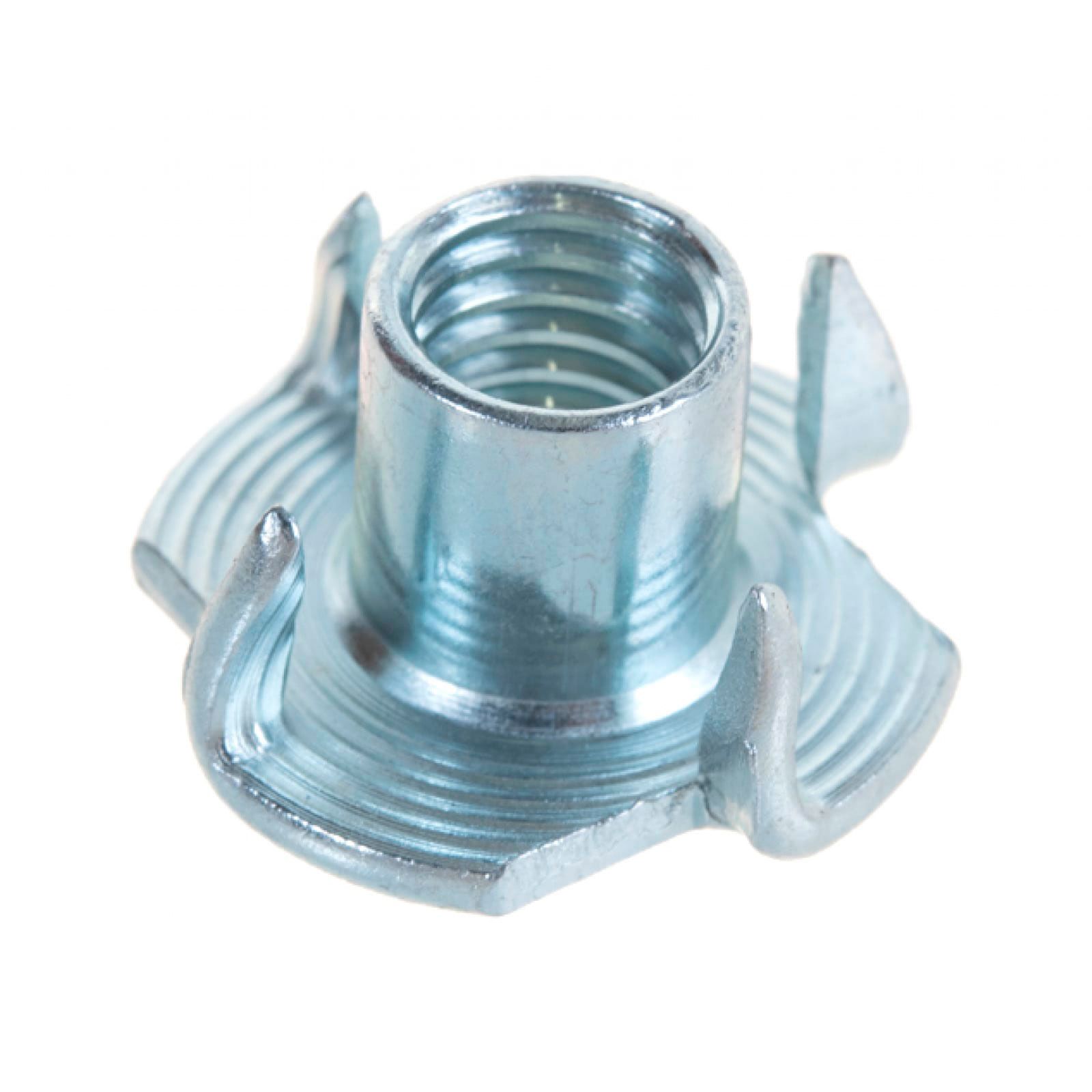 Гайка мебельная забивная DIN 1624 М8 оцинкованная 6 шт