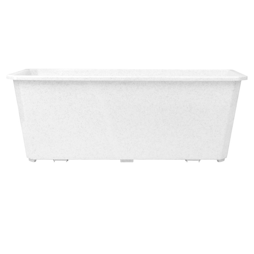 Ящик балконный без поддона мрамор 40 см