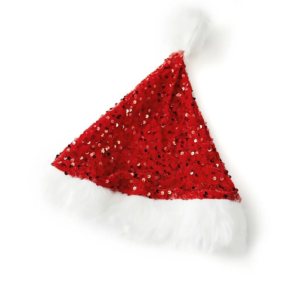 Колпак новогодний меховой Моя Елочка 28х35 см красный 2025-0518