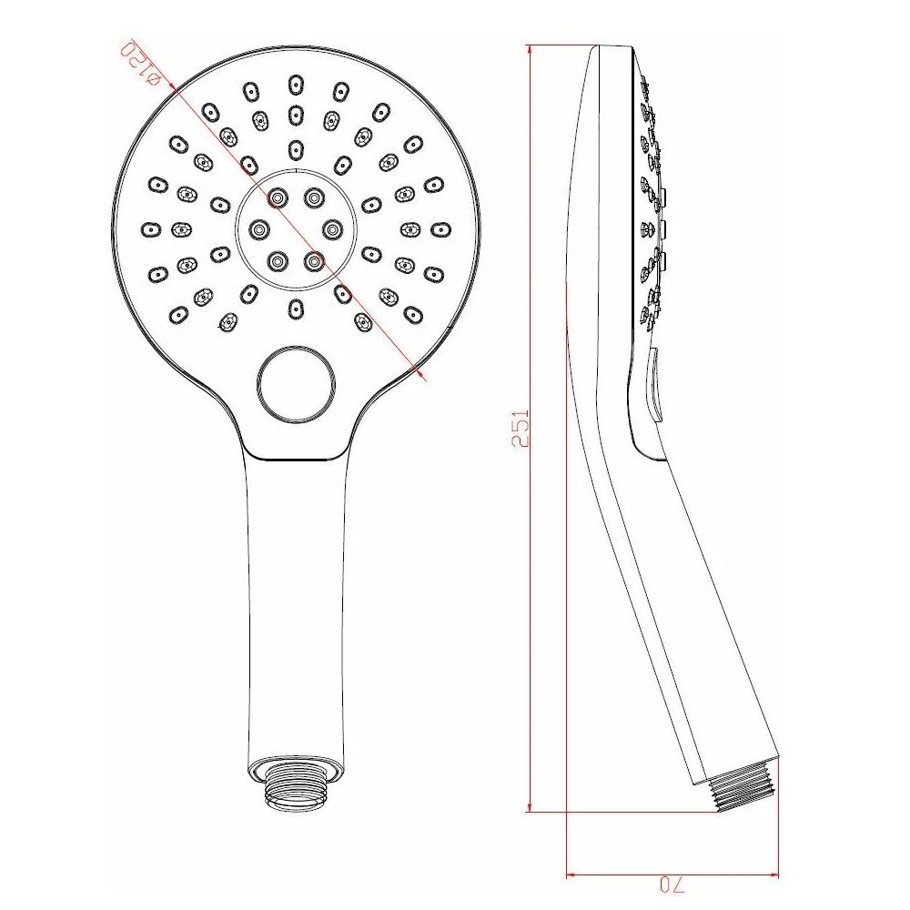 Лейка для душа SPL1103 3 режима