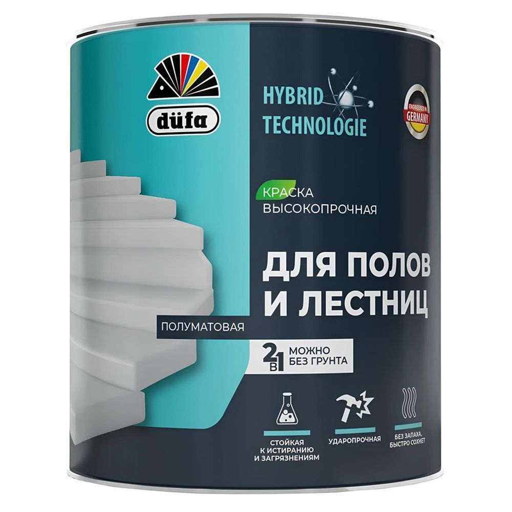 Эмаль для полов и лестниц Dufa База 3 0,65 л