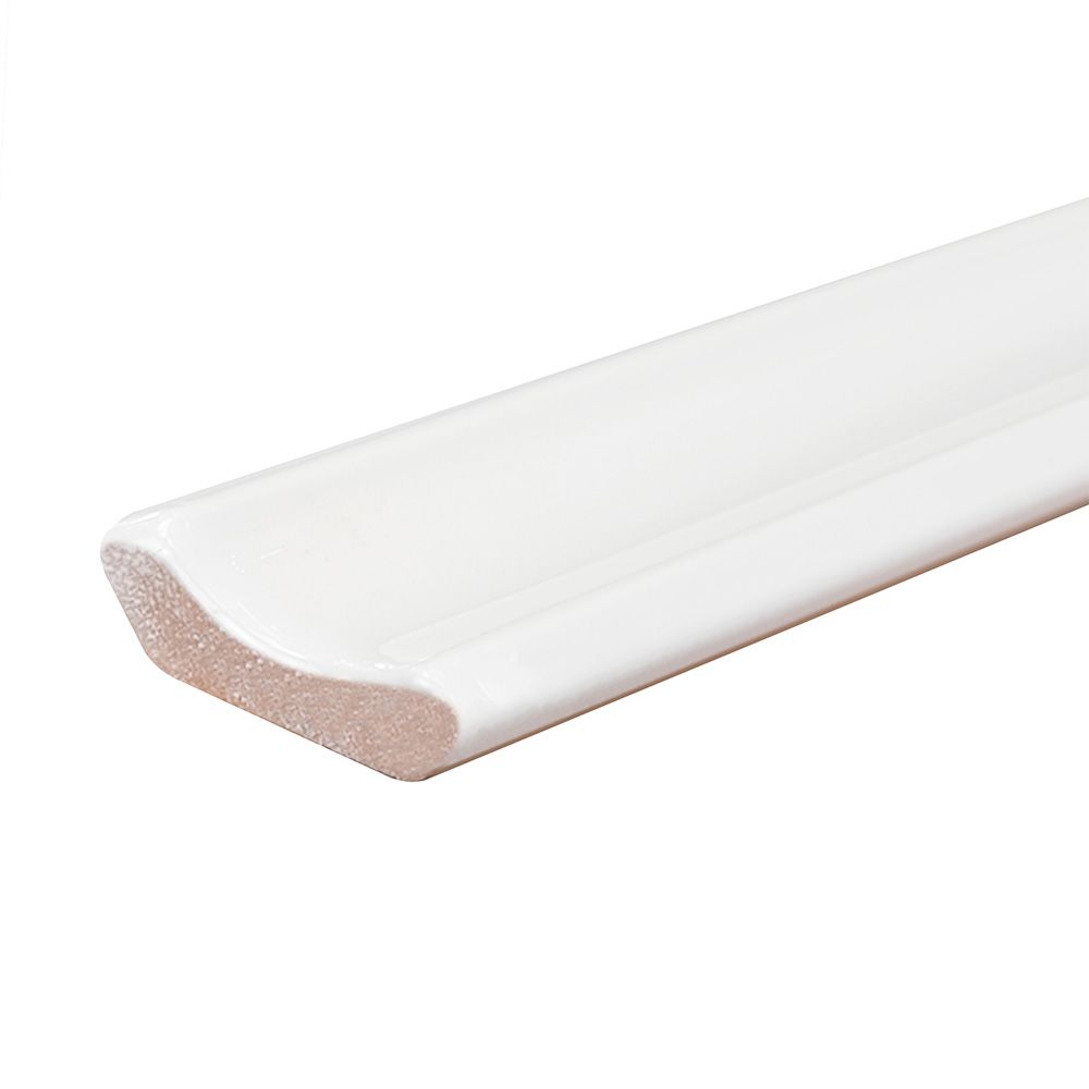 Плинтус керамический 250 х 35 см белый