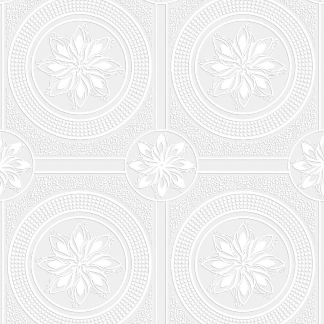 Обои Aurora Марс C32 В063 00 белые геометрия 0,53х10,05 м