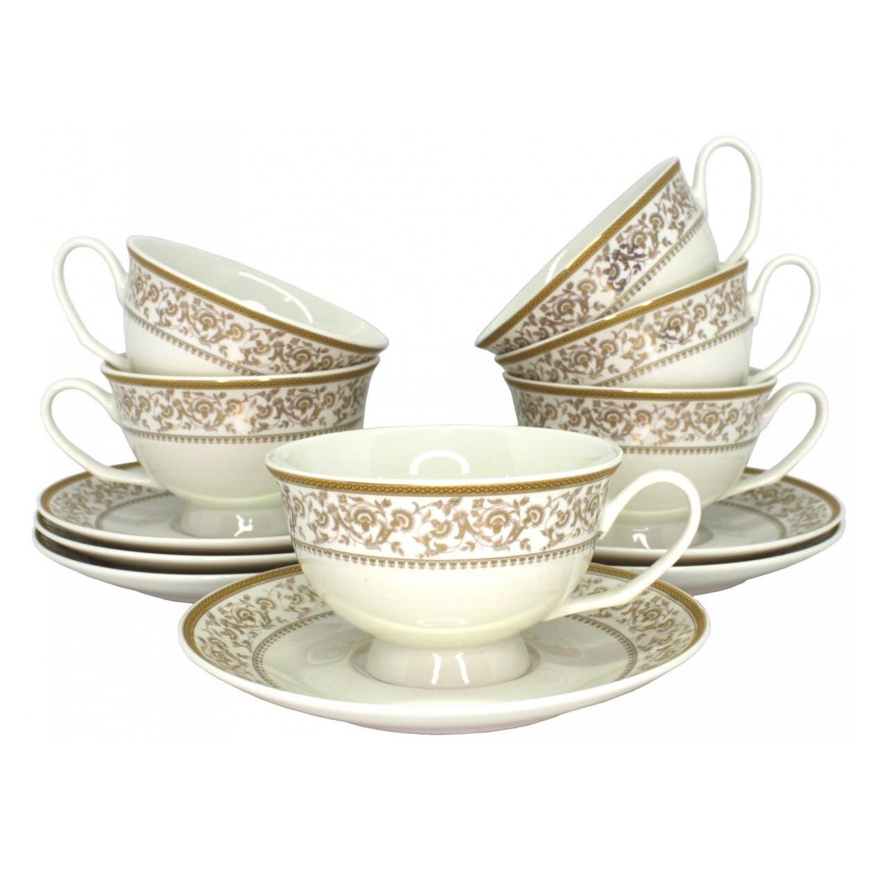 Набор чайный Империя на 6 персон 12 предметов 220 мл MFK07825