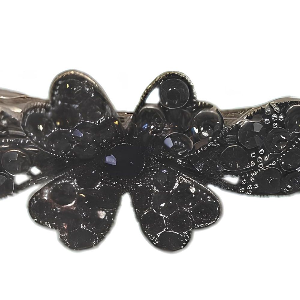 Заколка-автомат металлическая Klever Фергамо 8х3 см на блистере