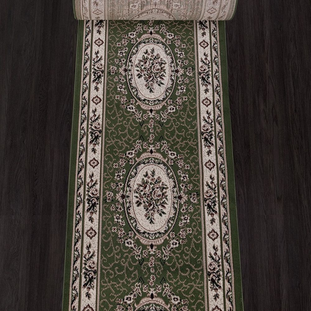 Дорожка ковровая Gavana Merinos 5444 1,2 м зеленая