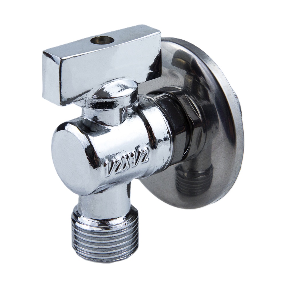 Кран шаровой угловой 1/2" НР/НР с отражателем