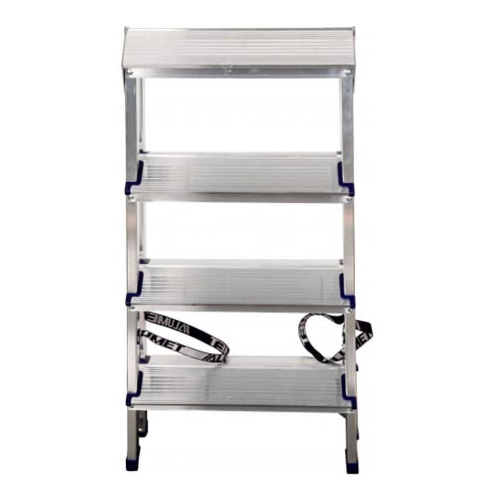 Стремянка алюминиевая двусторонняя 4 ступени