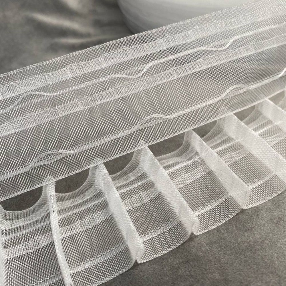 Лента шторная Mirtex Premium карандаш прозрачная 5 см