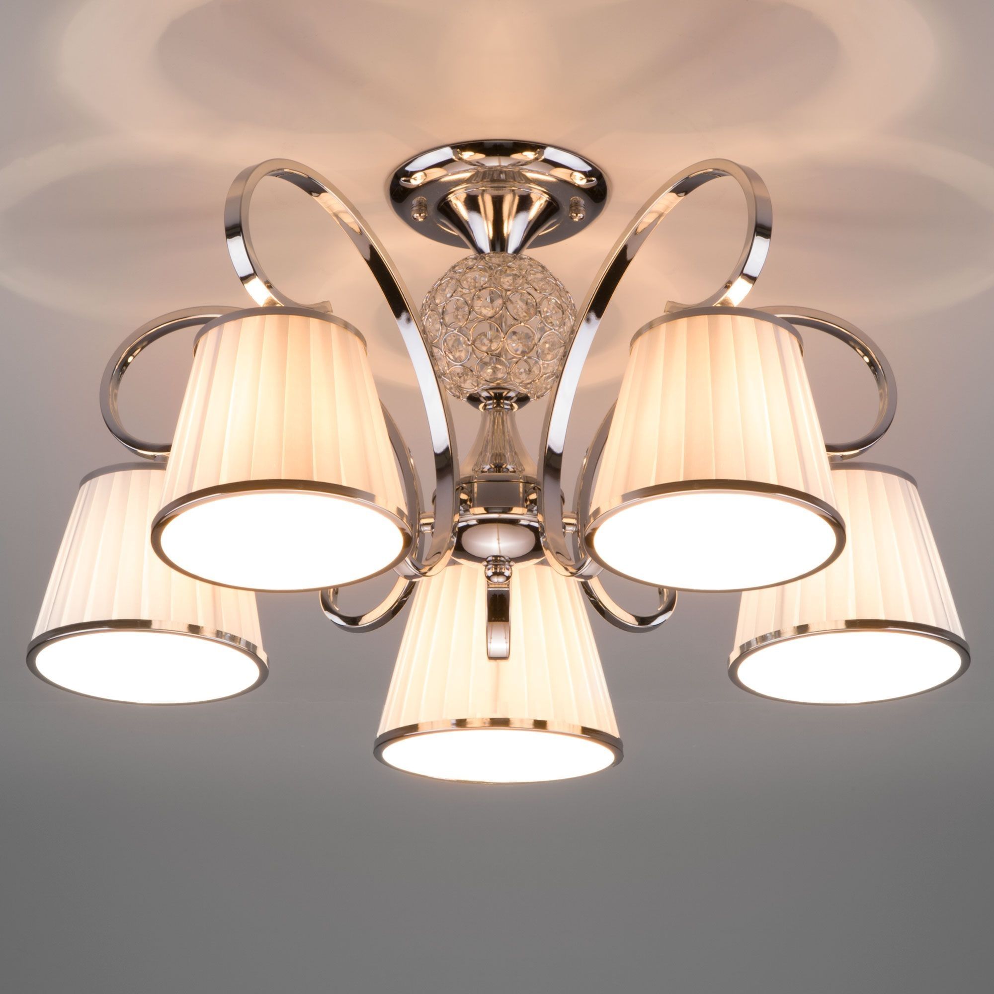 Люстра потолочная Eurosvet 60088/5 5х40 Вт E14 хром