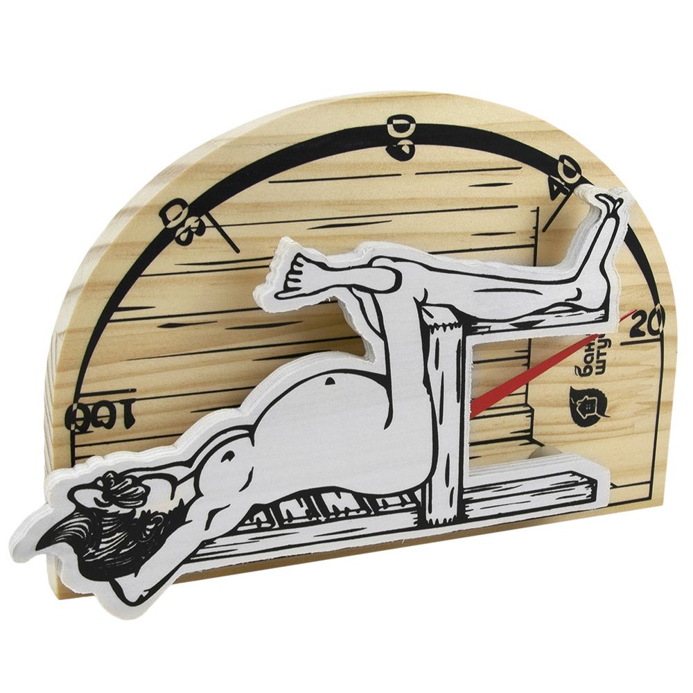 Термометр для бани и сауны В здоровом теле-здоровый дух 19,8х13,4х3,3 см