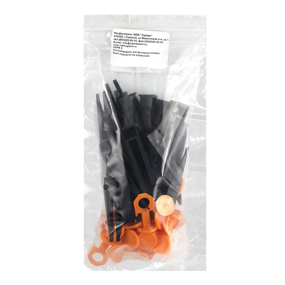 Комплект зажим+клин 1,7мм(система выравнивания плитки) СВП, уп.30/30