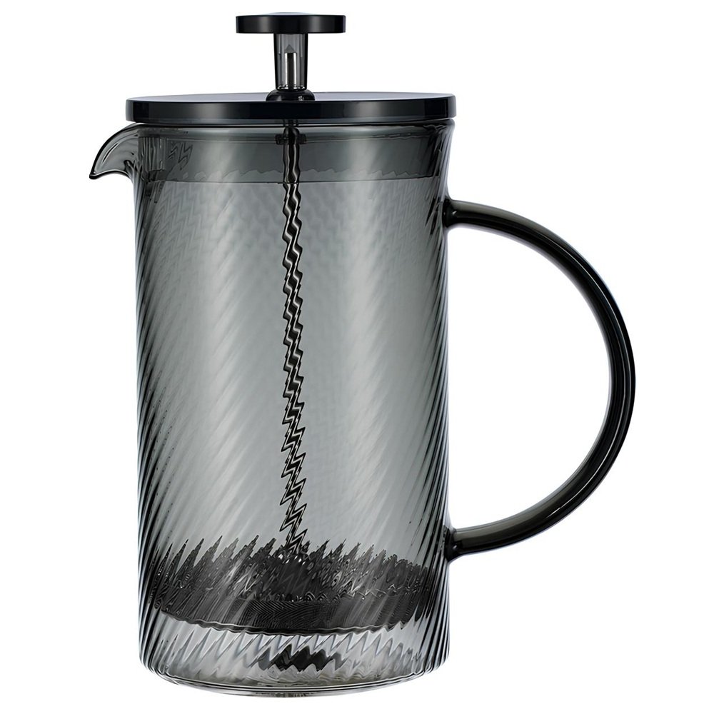 Френч-пресс Linea Franco 80-004 600 мл стеклянный серый