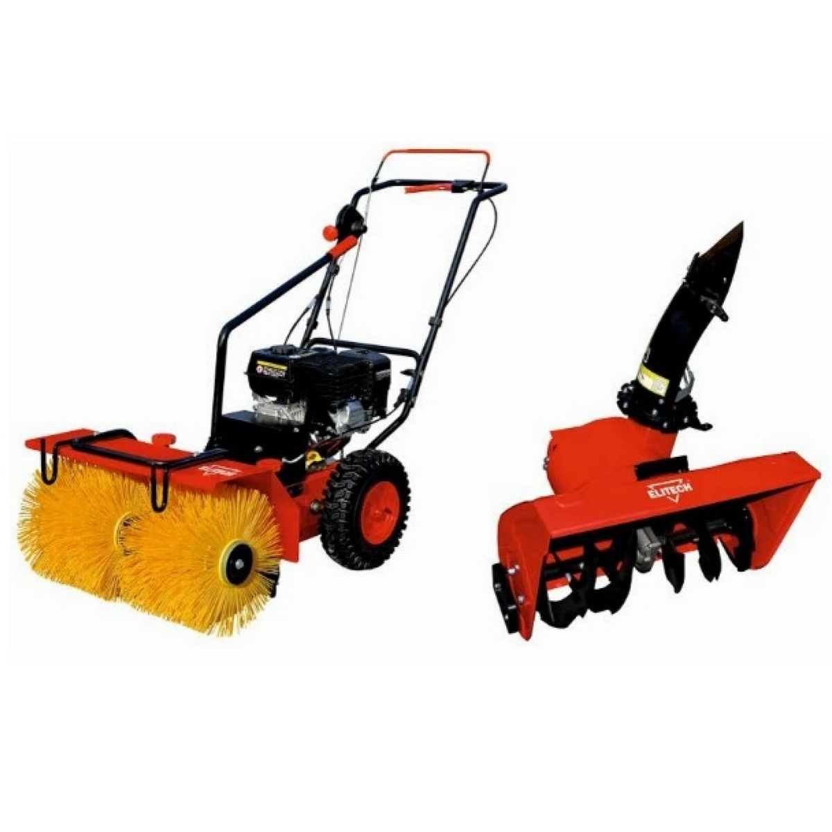 Снегоуборщик бензиновый СМ 6У2 (4-х т) 6 л с захват 56х42 см снегоуборочная щетка