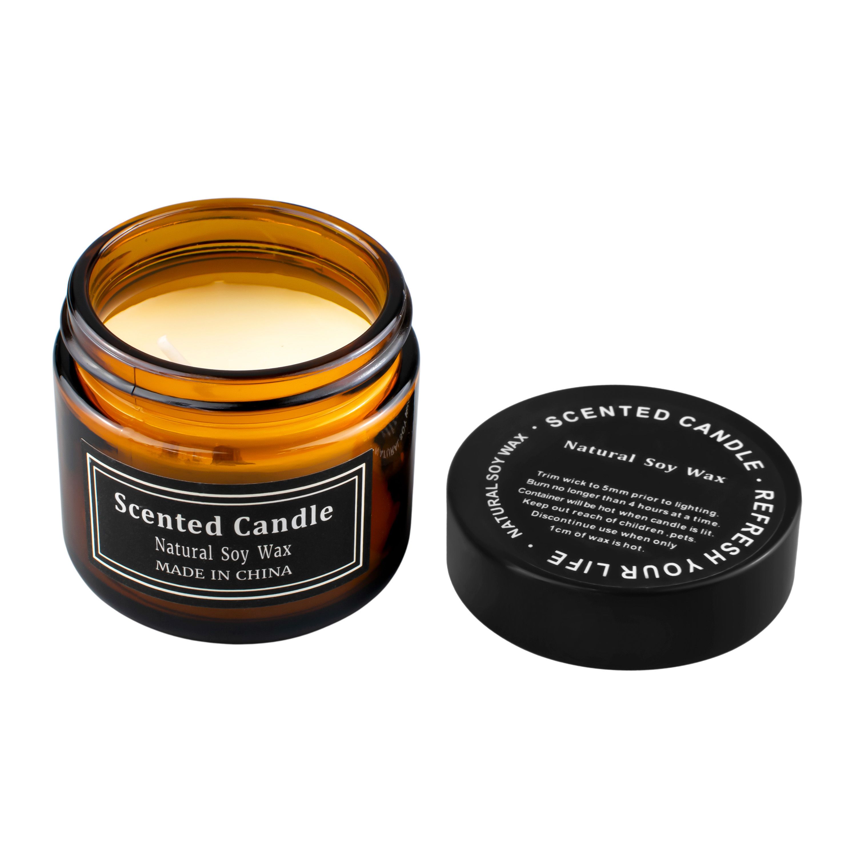 Свеча ароматизированная в банке микс 2024-3425