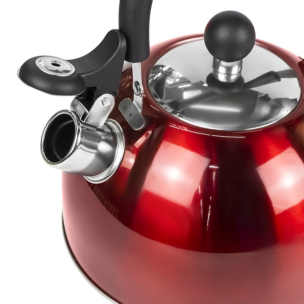 Чайник стальной Vetta 2,5 л красный индукция 847002 RWK021 K12 (12)