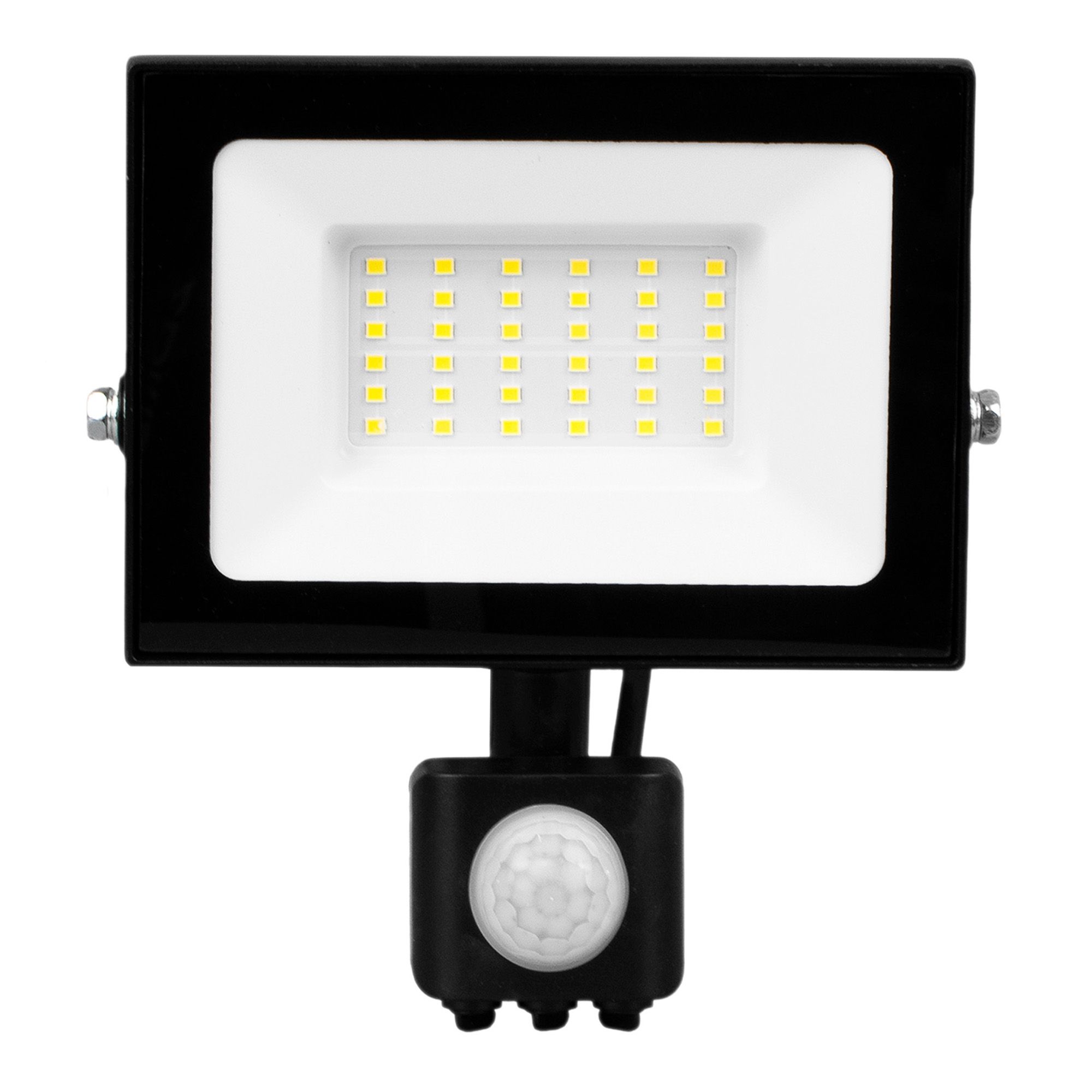 Прожектор светодиодный с датчиком движения 50W VLF8-D2-50-6500-B 6500К 6000Лм 220V IP65 черный