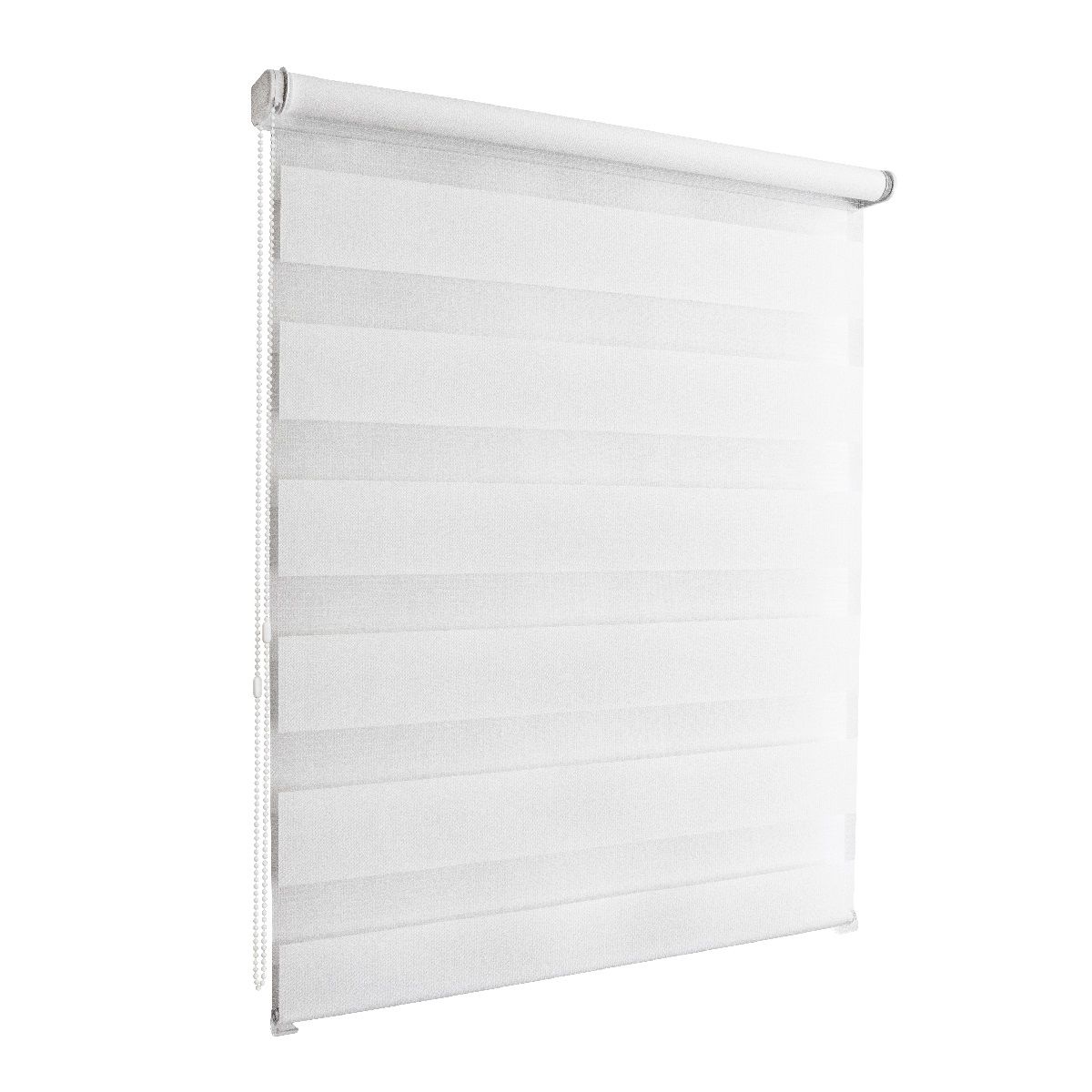 Штора рулонная день-ночь Канзас 67х160 см белая