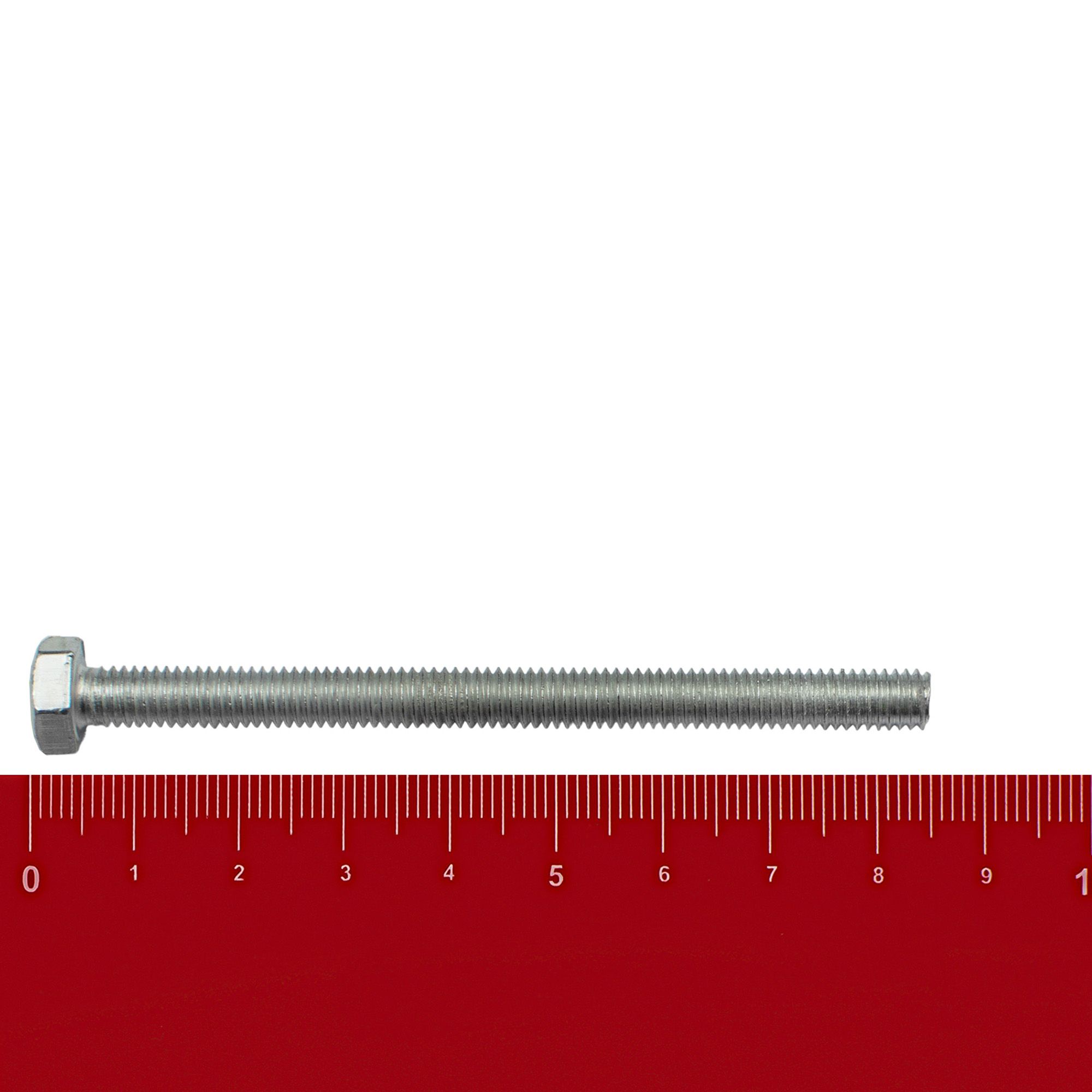 Болт DIN 933 М6х80 мм вес