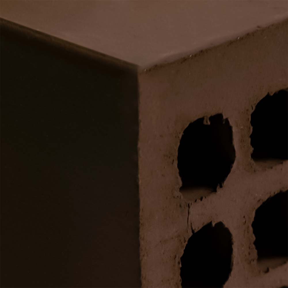 Кирпич облицовочный керамический пустотелый 1НФ М125 250х120х65 мм Шоколад