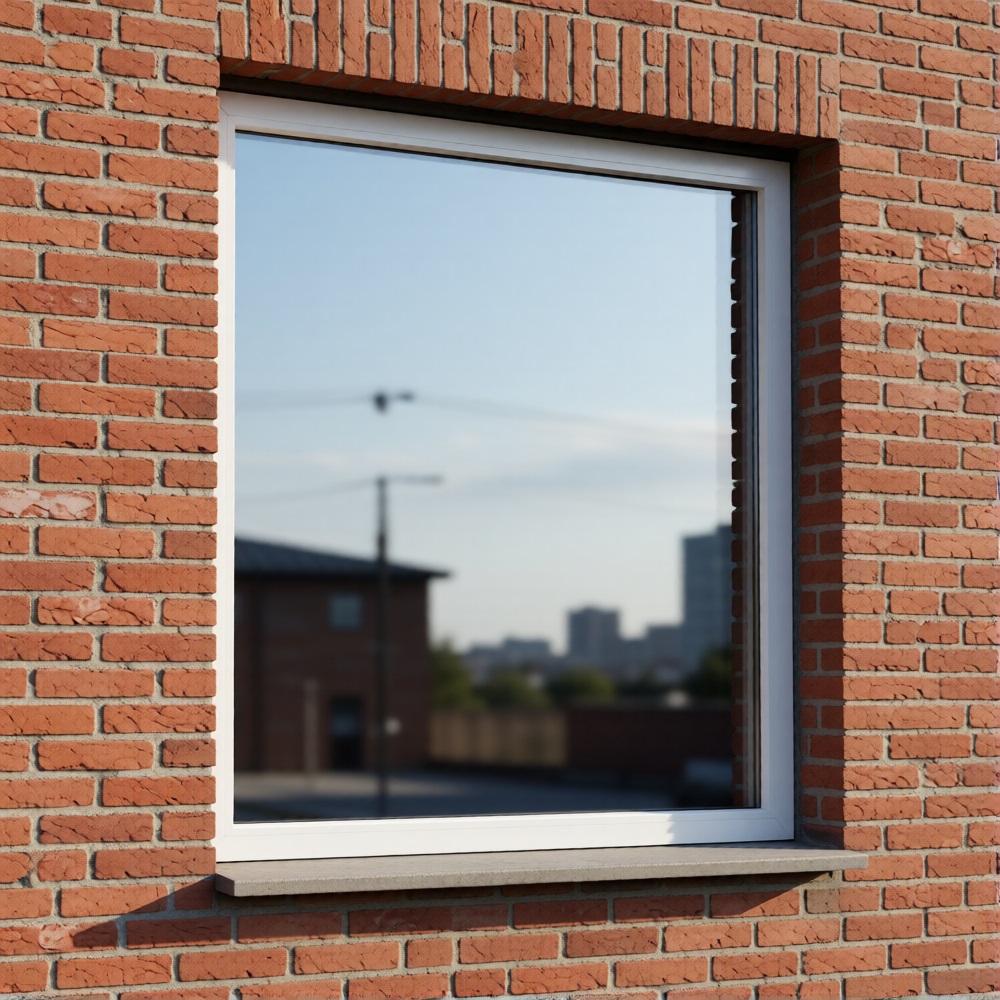 Окно ПВХ 1300х1400 мм 24 мм одностворчатое глухое 1 камера