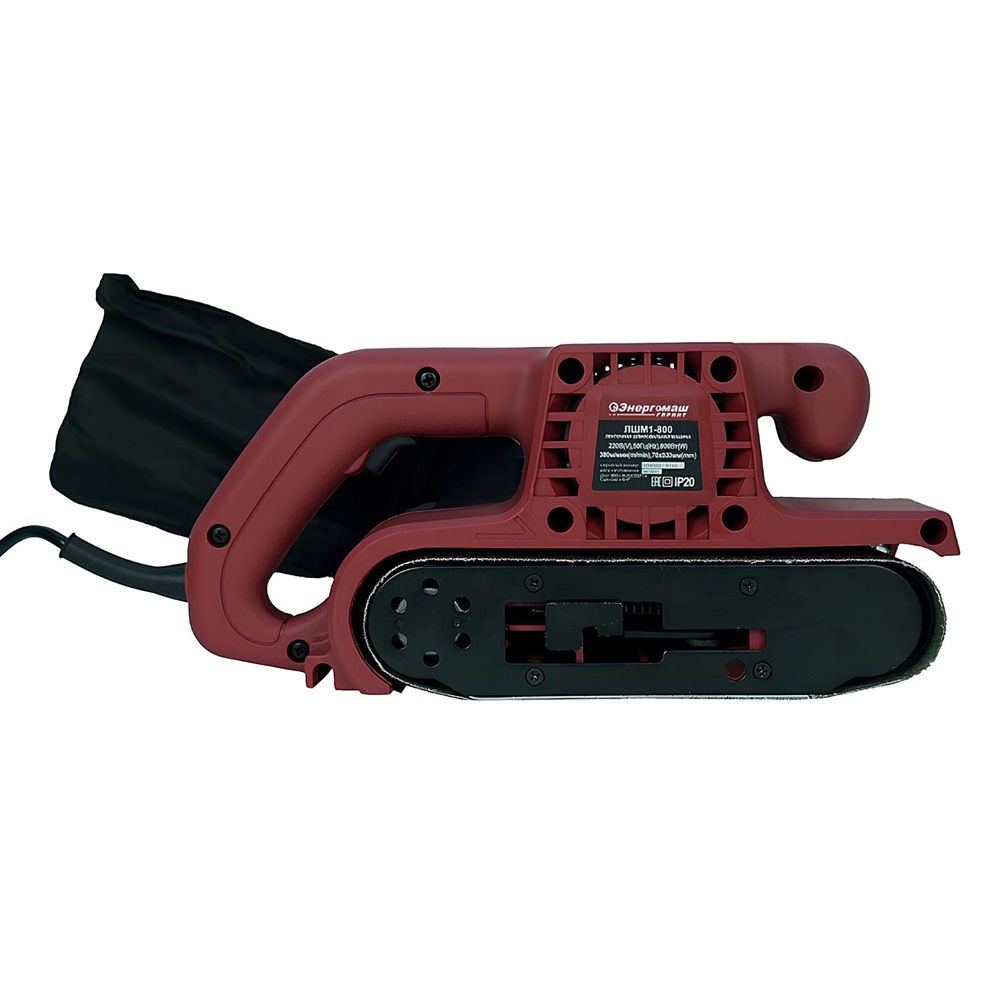 Машина шлифовальная ленточная Энергомаш Гарант 800Вт 76х533 мм