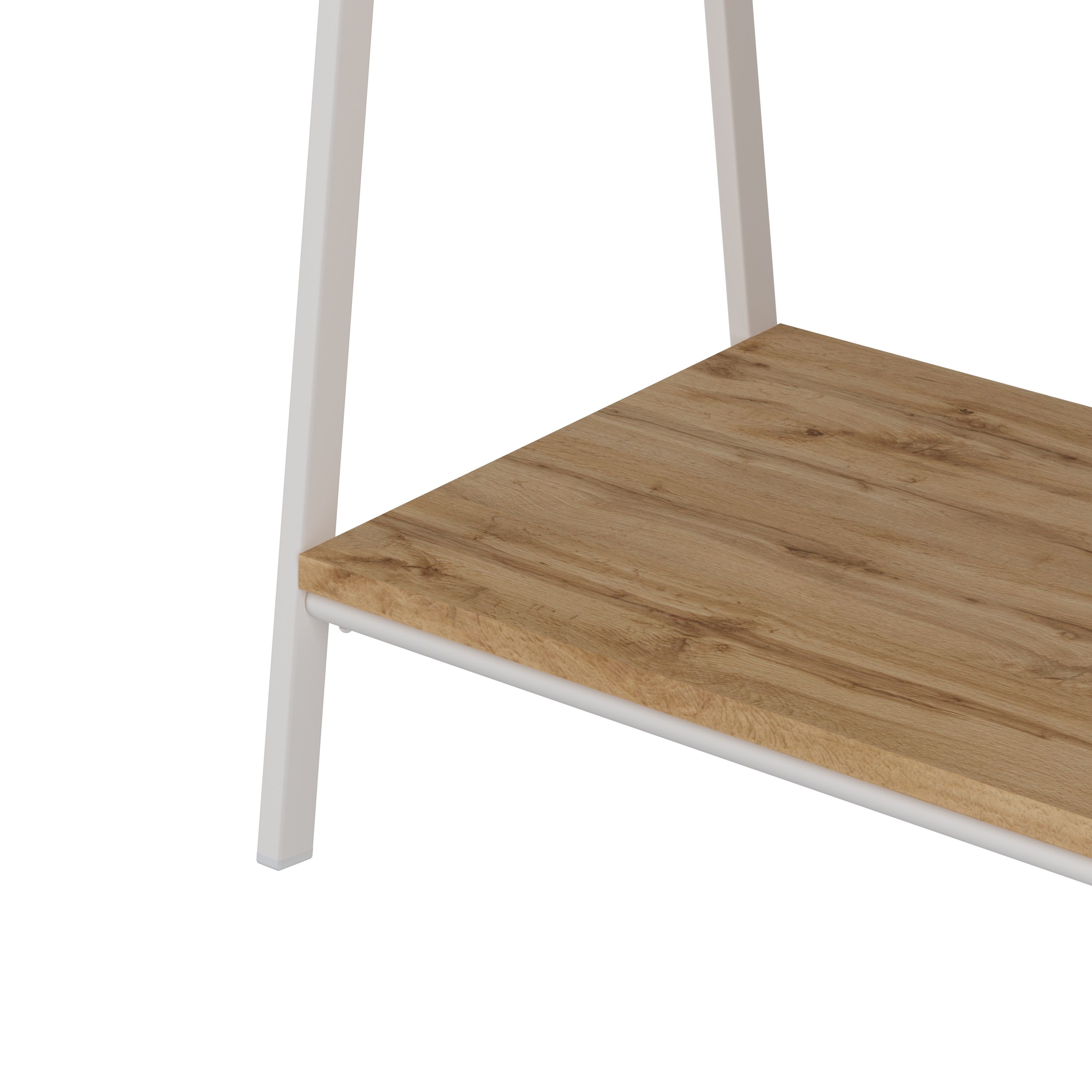 Вешалка гардеробная Алабама 22 72,2х173,2х36,9 см металл/ЛДСП белый