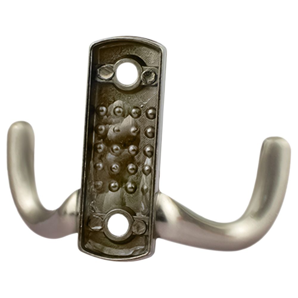 Крючок мебельный двойной Стандарт 212 B SN мат. никель