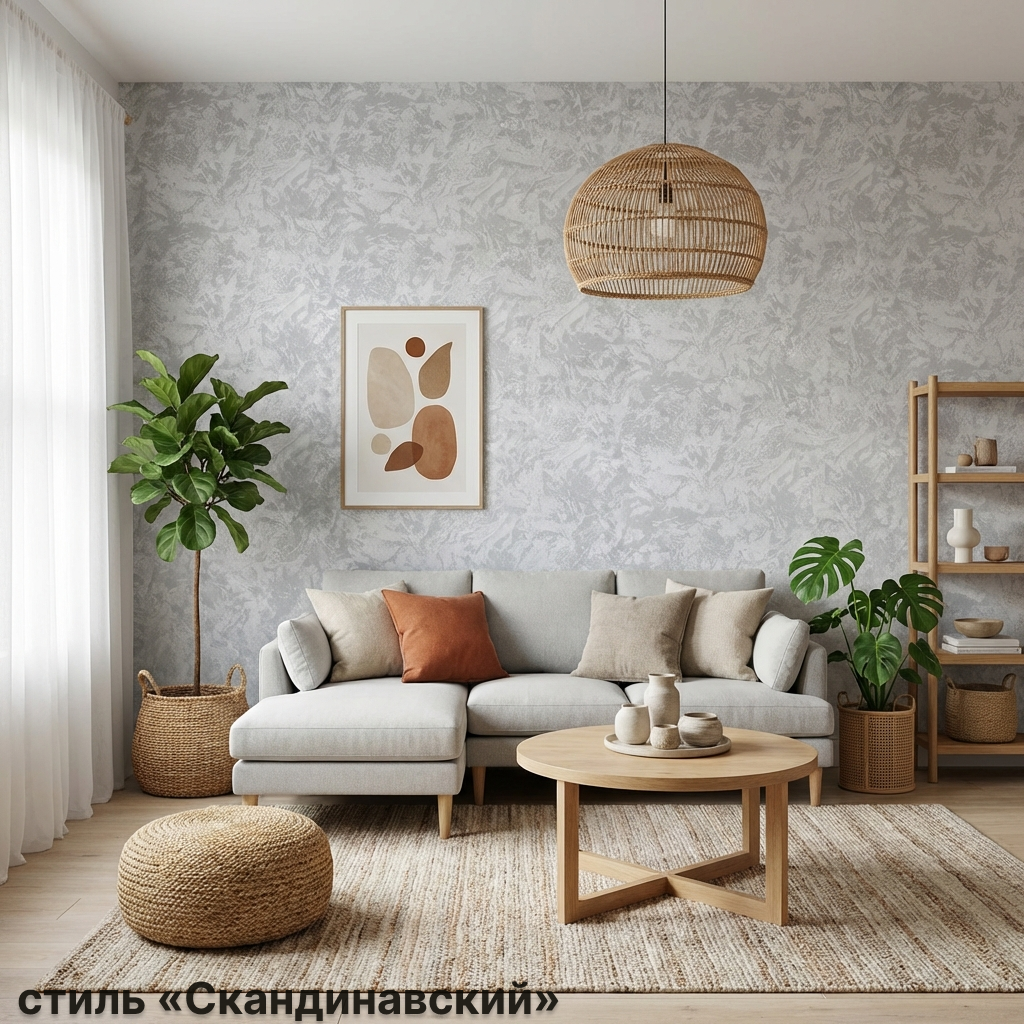 Обои Green Walls Фернандо С50 5056 06 темные серые штукатурка 1,06х10,05 м