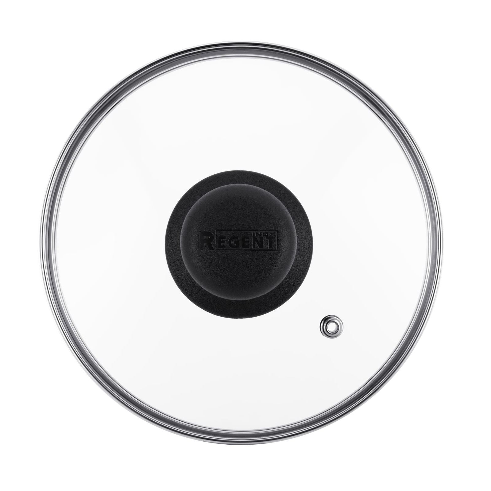 Крышка стеклянная 14 см Regent 93-LID-03-14 c металлическим ободком