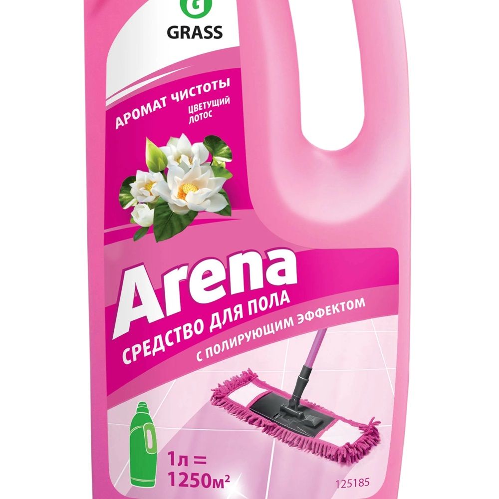 Средство для мытья пола Arena Цветущий лотос 1 л концентрированное