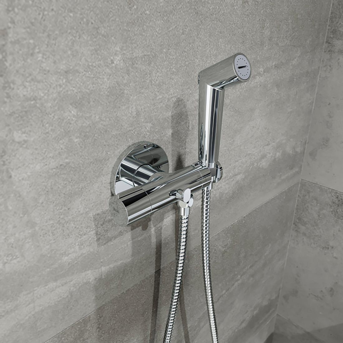 Смеситель с гигиеническим душем встраиваемый Iddis Axes AXESBR0i08