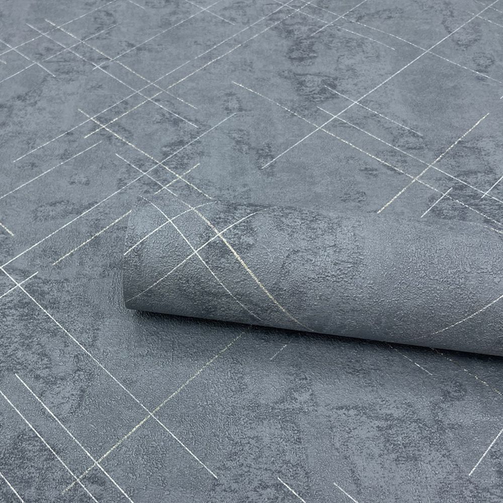 Обои Erismann Lines 60990-06 графит геометрия 1,06х10 м