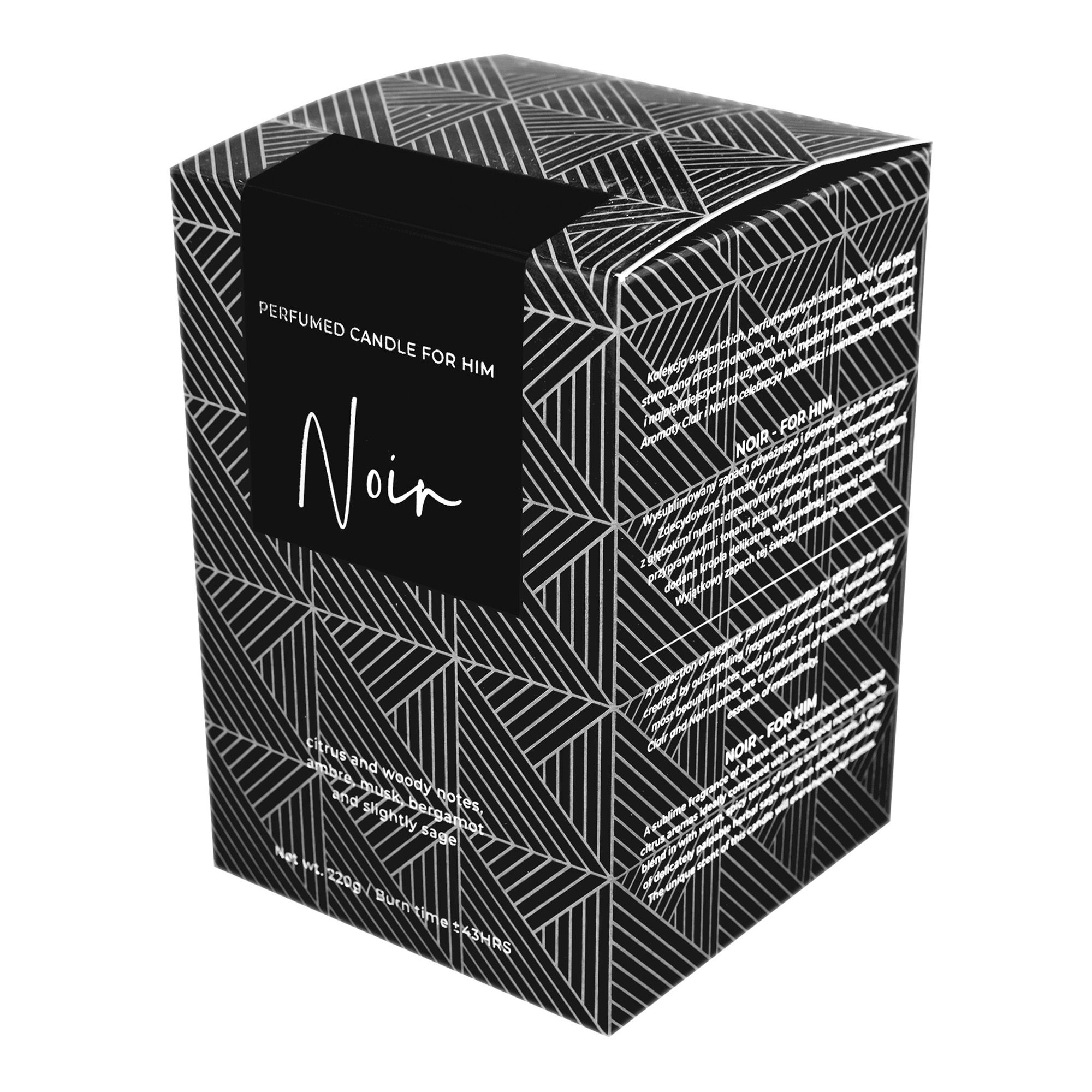 Свеча в стакане Для Него и для Нее 220гр ароматизированная Bartek