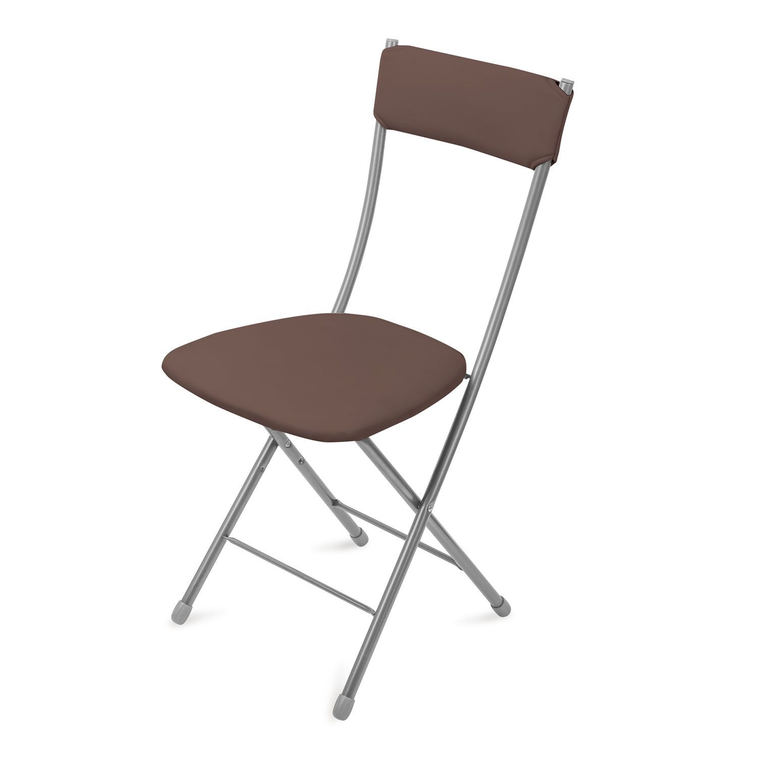 Стул Ника 1М коричневый/серый