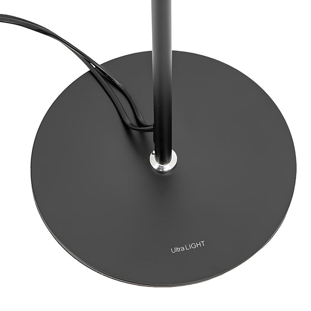 Торшер с двумя плафонами МТ2015 60Вт Е27 78-156 см черный