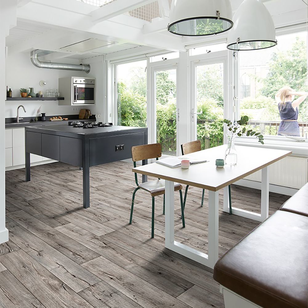 Линолеум Ideal Ultra Cracked OAK 5_671M 23;32 класс 2,5 м