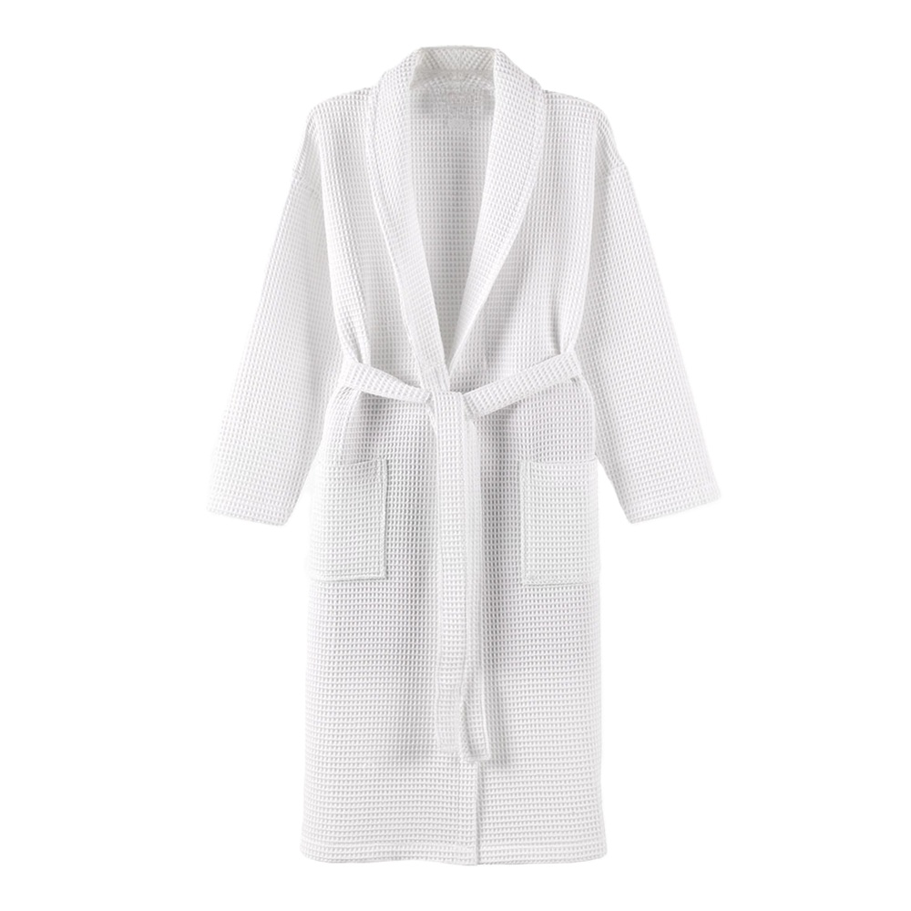 Халат вафельный унисекс шалька АлтынАсыр размер 52-54 белый