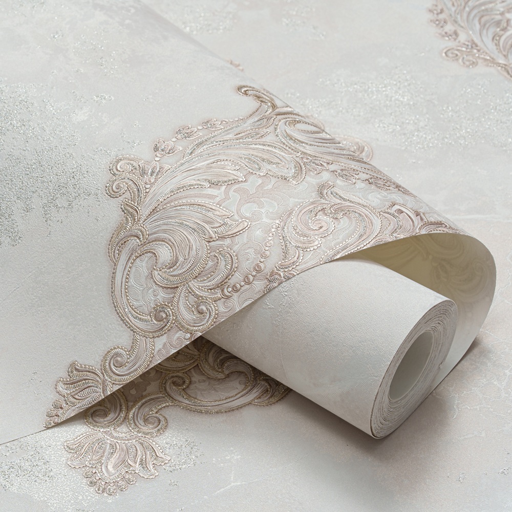 Обои Артекс Бельканто 11366-02 бежевые вензель 1,06х10 м