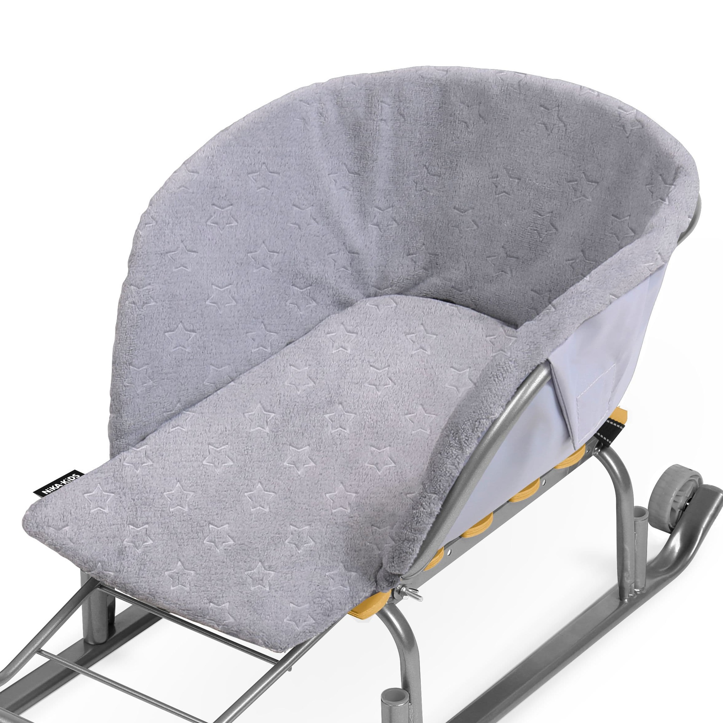 Сиденье-матрац для санок универсальное Nika Звездочки на сером