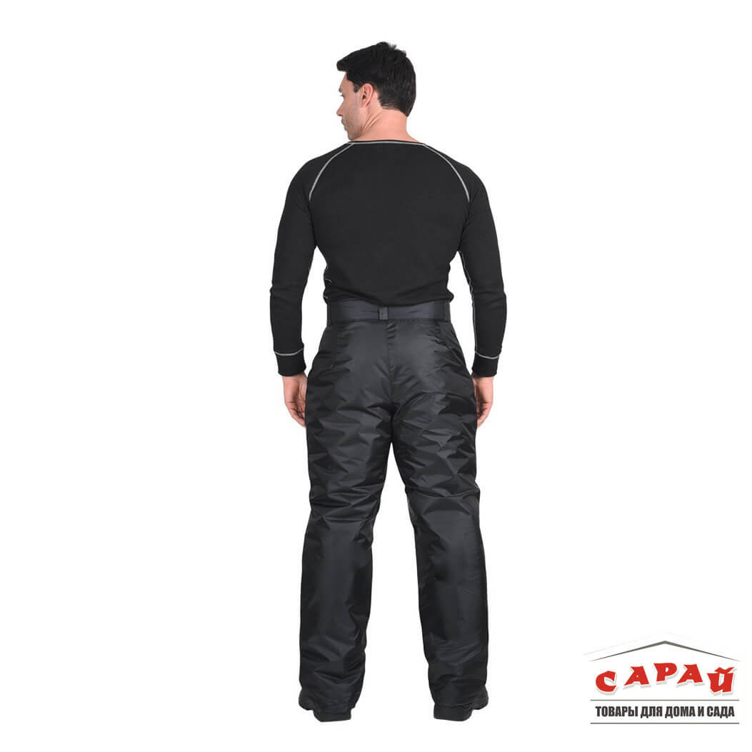 Брюки утепленные Спецмонтаж черные р.112-116/170-176