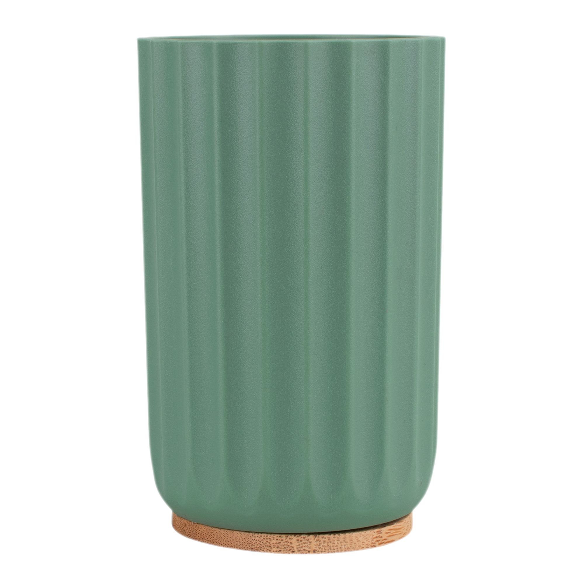 Стакан для зубных щеток Бамбук зеленый