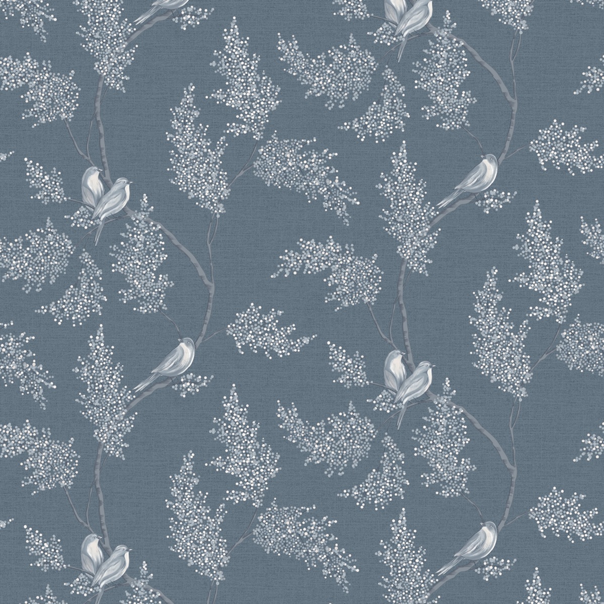 Обои Erismann Visavi 61052-06 синие птицы 1,06х10 м
