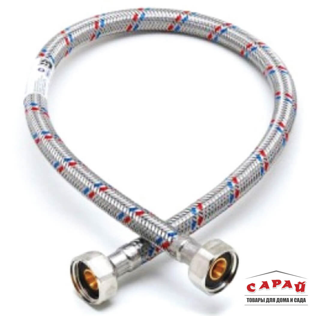 Подводка гибкая для воды 1/2" 1 м Г/Ш Mateu