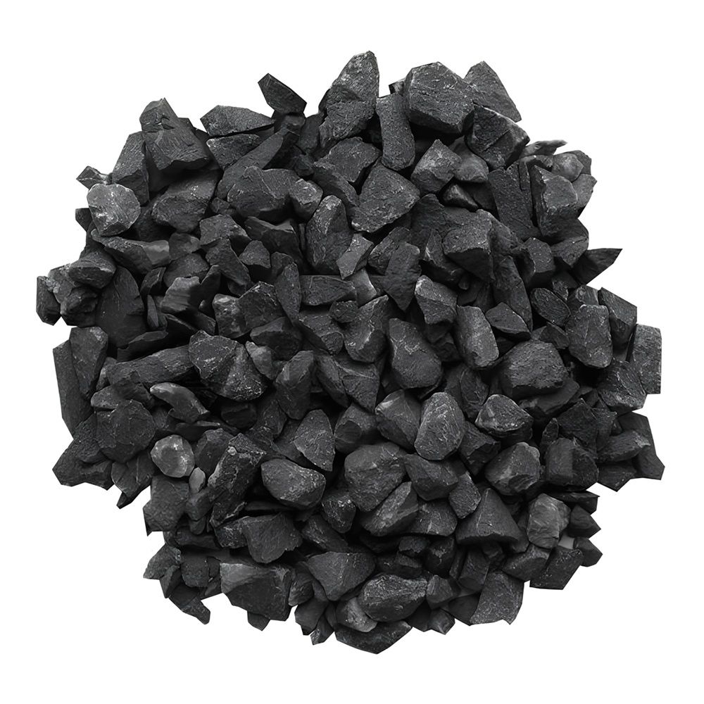 Крошка мраморная черная 10 кг фракция 5-10 мм