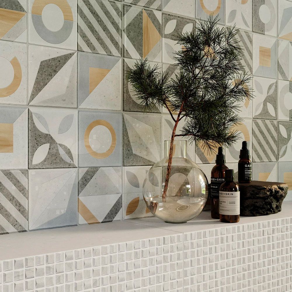 Плитка настенная Gracia Ceramica Supreme multi wall 03 25х60 см серая 1,2 м2