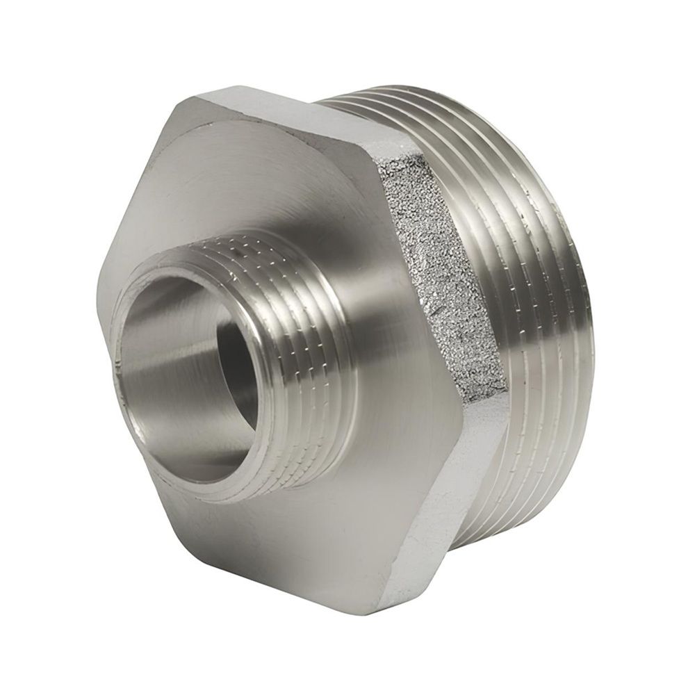 Ниппель переходной латунь 3/4"х1 1/2" НР/НР