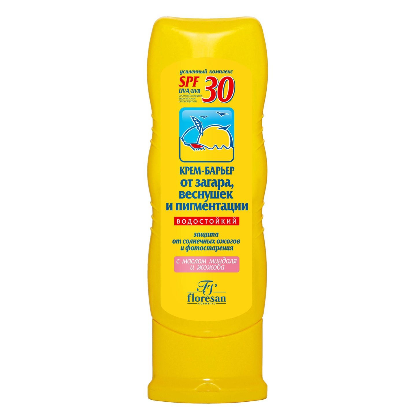 Крем-барьер от загара, веснушек и пигментации SPF 30 водостойкий 125 мл